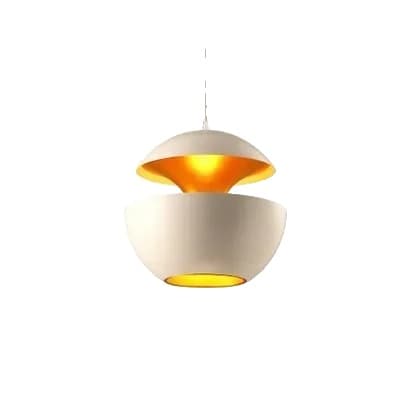 Moderni LED-omenapendant-valaisin, tyylikäs muotoilu, lämmin valo,Pieni valkoinen, lämmin valo