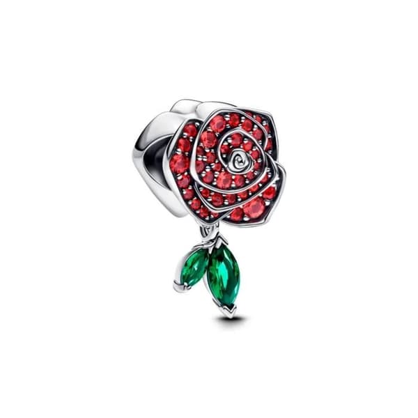 PANDORA Charm Ros i Blomma Glittrande 793201C02