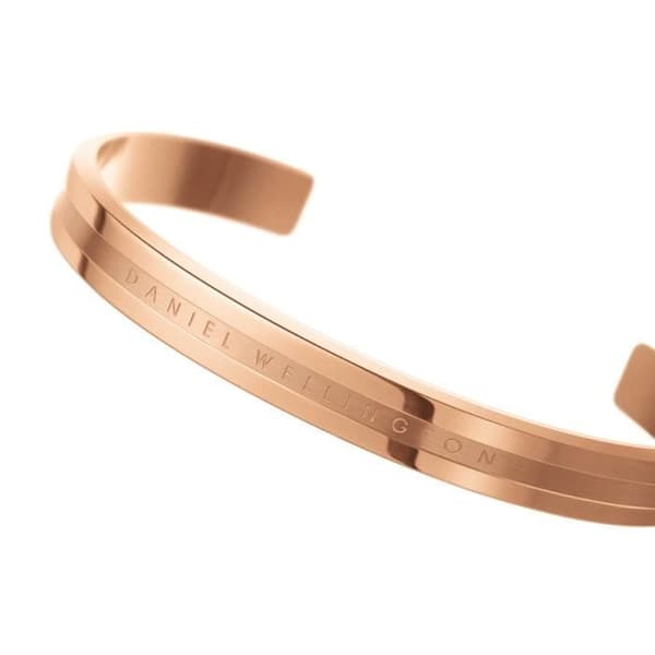Armbandet Daniel Wellington Elan i polerat rostfritt stål i roséguld DW00400140 Storlek S