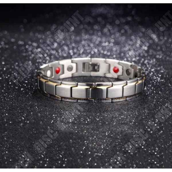 TD® galvanisering armband magnet par titan stål armband armband personlighet herr smycken metall justerbar bandjustering