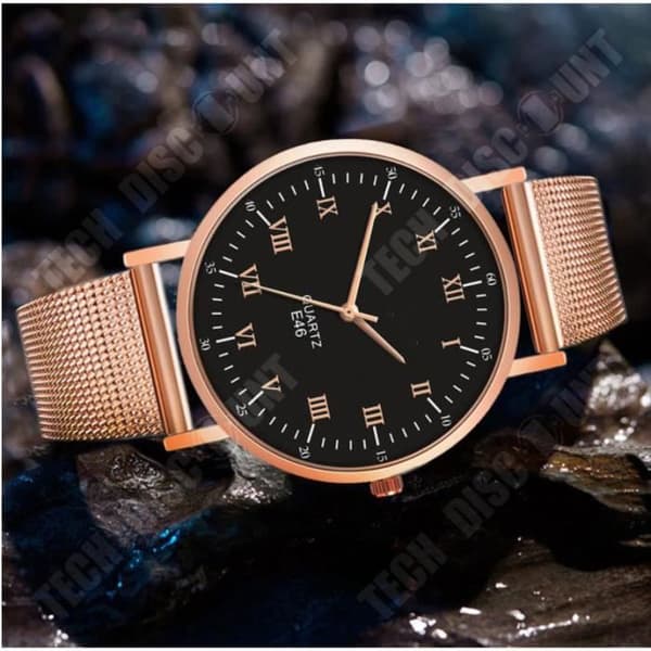 TD® Quartz Armbandsur Casual and Business Series Mesh Bältesklocka Herrpresenter 3574784448