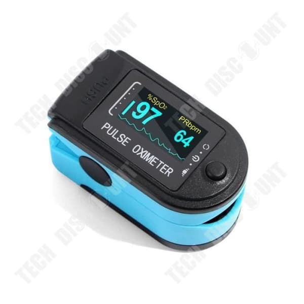 TD® Bärbar kroppsmonitor med fingertopps LED-skärm Hemmahälsomonitor Ljud- och ljuslarm