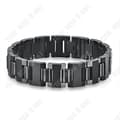 Miniatyrbild 1 av 4: TD® Tungsten stålarmband för män Titanstål Keramiskt armband Unisex armband Herrarmband Sportarmband