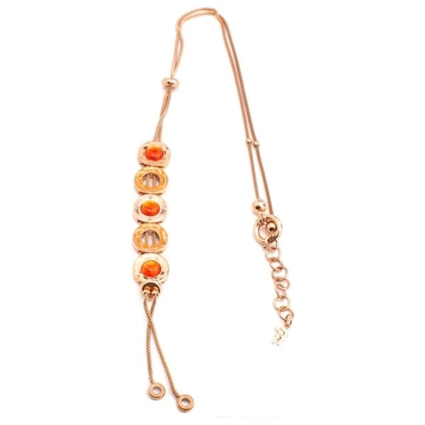 Damhalsband Folli Follie 3N1T045RO 28 cm