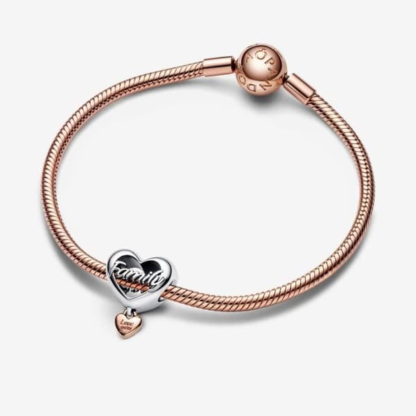 PANDORA Love You Family Heart Charm 782326C00