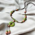 Miniatyrbillede 2 af 5: Porcelain ceramic necklace - several color combinations