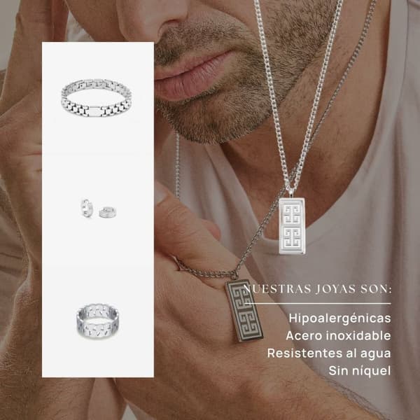 Herrhängen Radiant RH000272 Silvrig Svart