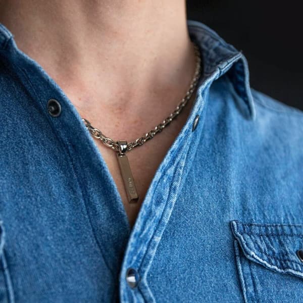 Miesten kaulakorut Guess JUXN03001JWSTT-U