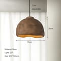 Miniatyrbild 2 av 2: Hänglampa, Justerbar Längd, Energibesparande Design,Brun-D35cm, varmt ljus