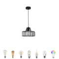 Miniatyrbild 1 av 2: Kristallhängande lampa, modern design, LED-belysning,Svart 5