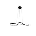 Miniatyrbillede 1 af 2: Moderne Pendellampe, Justerbar Lysstyrke, Elegant Aluminiumdesign,sort krop, Varm Hvid