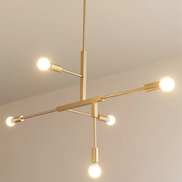 LED Pendellampa, Modern Stil, Dimbar Funktionalitet,Varmt ljus, gyllene