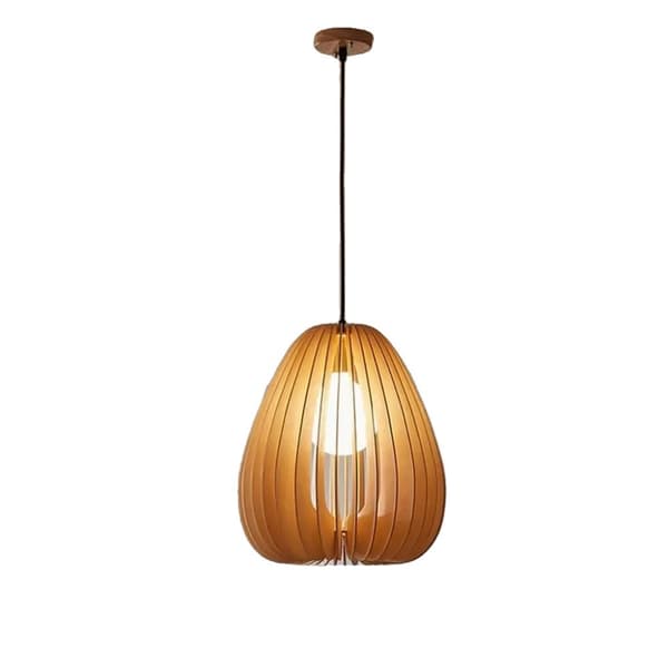 Træ Pendel Lys, Moderne Stil, E14 Sokkel,Varmt lys, L30 H40cm