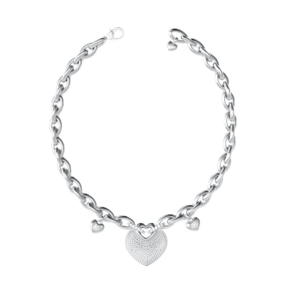 Damhalsband Guess JUBN05205JWRHT-U Silvrig