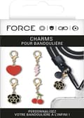 Miniatyrbild 5 av 5: Set om 4 Charmar för universell axelrem LOVE
