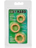 Miniatyrbild 2 av 2: Stay Hard: Penisringar, 3-pack