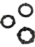 Miniatyrbild 1 av 4: Stay Hard: Penisringar, 3-pack