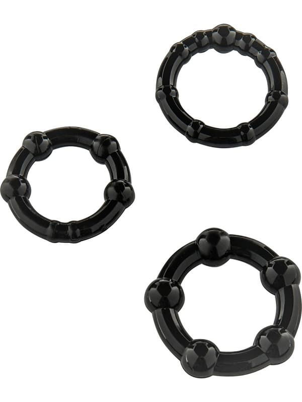Stay Hard: Penisringar, 3-pack