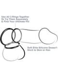 Miniatyrbild 3 av 3: Pipedream C-Ringz: Silicone 3-Ring Stamina Set