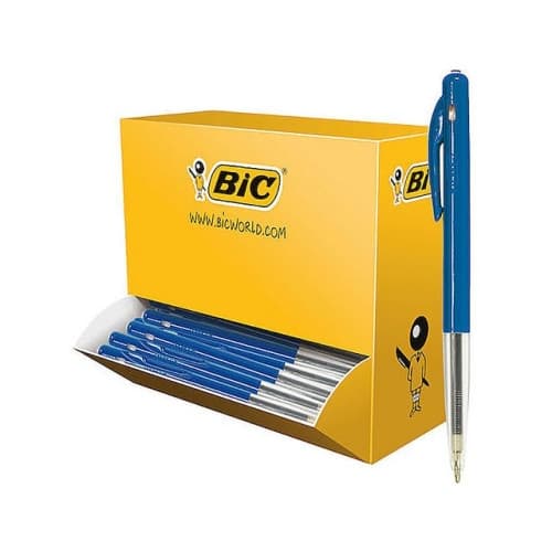 Kulpenna BIC Clic M10 1,0 blå 100/fp