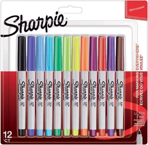 1x12 Sharpie Permanentmarker UF 12 colours