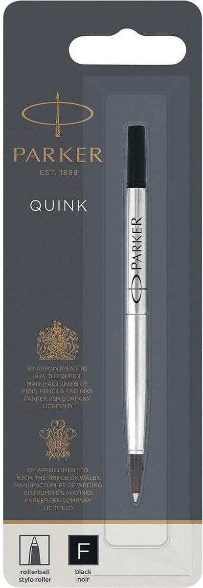 Parker Rollerball Refill F svart (Blister)