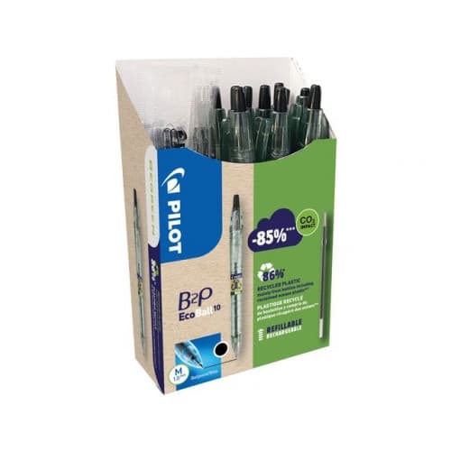 Kulpenna PILOT Ecoball 1mm svar 10+10/fp