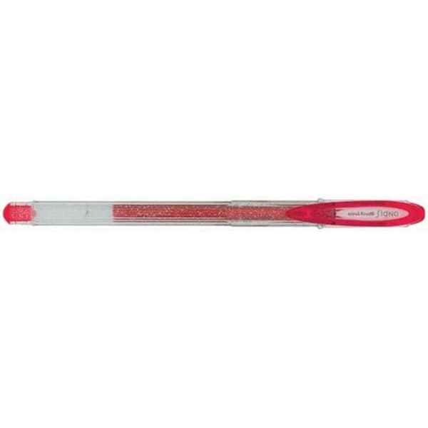 Penna för flytande bläck Uni-Ball Sparkling UM-120SP Röd 0,5 mm (12 Delar)