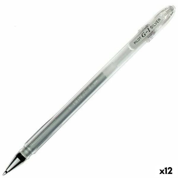 Penna Roller Pilot G-1 Silvrig 0,4 mm (12 antal)