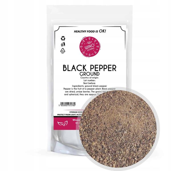 Jauhettu mustapippuri - 500 g Vietnam