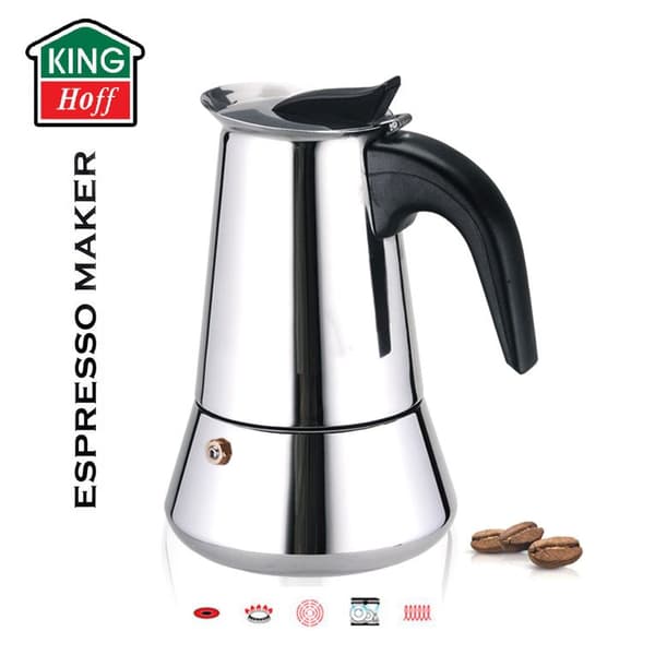 ESPRESSO KAFFEMASKIN KINGHOFF 200ml (3 KOPPAR) KH-1044