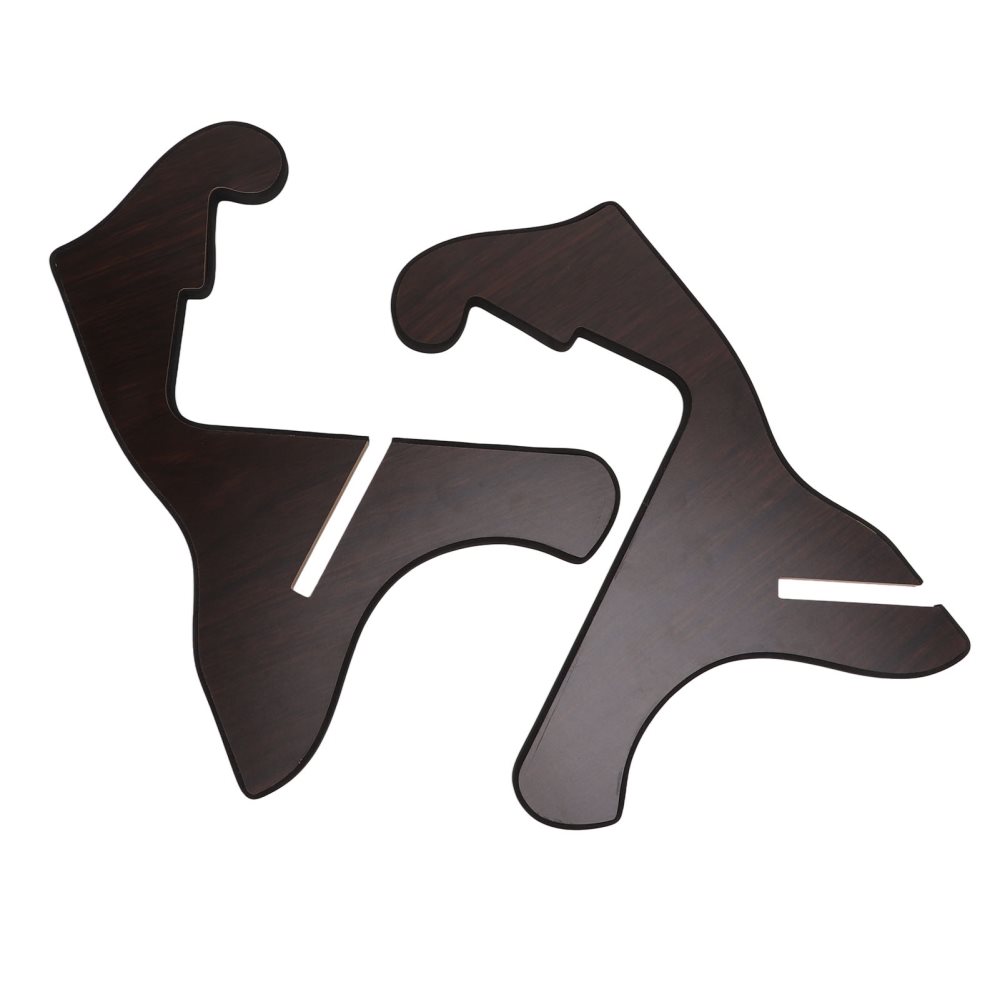 Puinen kitarateline, irrotettava X-runkotyyppinen asennuskiinnike, kannettava kielisoitinteline, musta