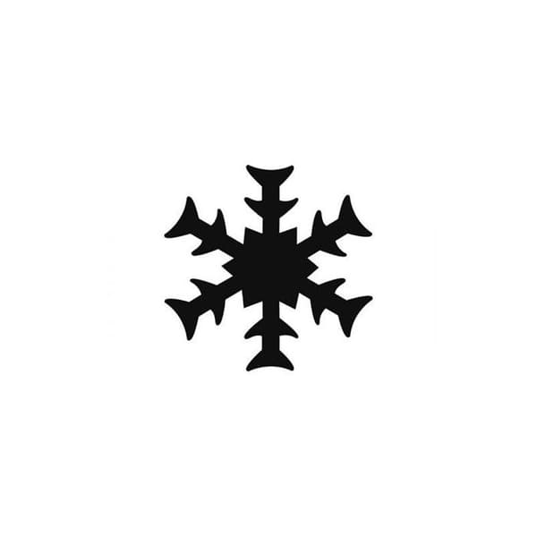 Snowflake punch 2,5 cm - ARTEMIO - Scrapbooking, Korttillverkning