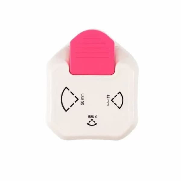 Vaessen Creative '3 in 1 Corner Punch' stans (i 8,14 och 20 mm)