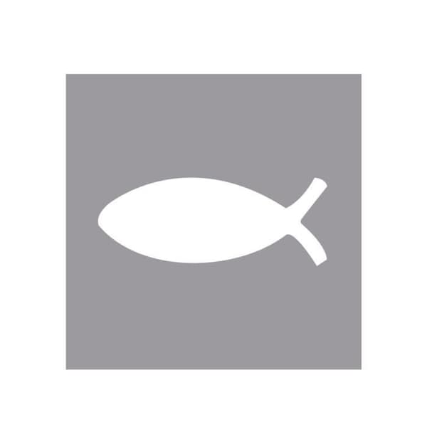 Fancy punch: Fisk, 1,6 cm, (5-8"), Blister-LS 1 st.