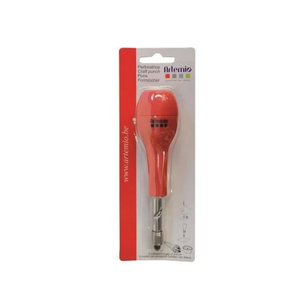 Punch - ARTEMIO - Craft Punch - 3 spetsar - 2,3,4 mm - Ergonomisk 15 cm