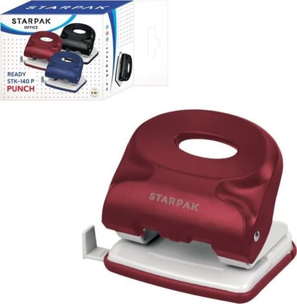 Professionell hålslagare Starpak - PCH-2252BR - Hålslagare 25 ark Bourgogne