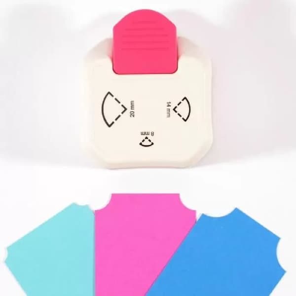 Vaessen Creative '3 in 1 Corner Punch' stans (i 8,14 och 20 mm)