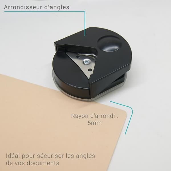 Rundare vinkelskärare för papper och laminerade ark