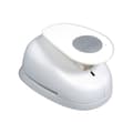 Miniatyrbild 2 av 2: RAYHER HOBBY Stansmaskin Motif: Rund, diameter 7,6cm, plast/metall, orange, 2.3x 1.4x 0,9cm - 69084000