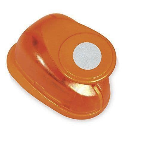 RAYHER HOBBY Stansmaskin Motif: Rund, diameter 7,6cm, plast/metall, orange, 2.3x 1.4x 0,9cm - 69084000