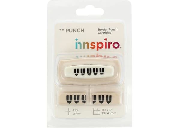 Innspiro - 39207 - Patron för utbytbar kantstans Border Punch presenter 10x43mm.