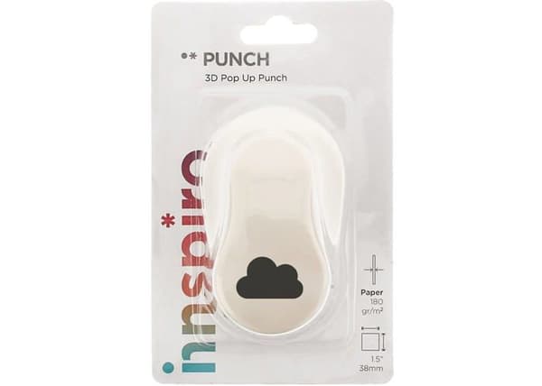 Dekorativ stans - Innspiro stans - 39708 - Eva Foam Punch moln figur stans 38mm.