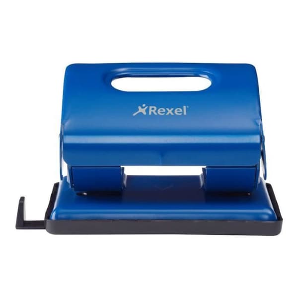 Rexel V220 Puncher 20 plåt metallblå