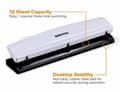 Miniatyrbild 2 av 4: Professionell perforator Bostitch - KT-HP12-WHITE