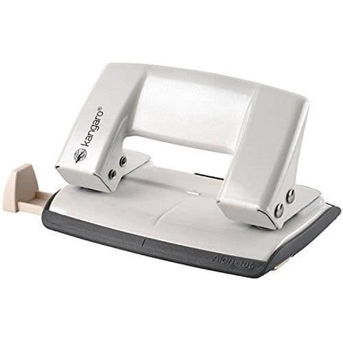 Kangaro 10G/S hålslagare, upp till 10 ark, metall, förpackning i metalliserad polypropen, vit