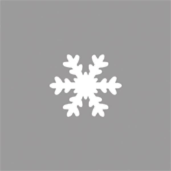 Fancy punch: Snowflake, 2,54 cm, (1"), blisterpåse 1 st.