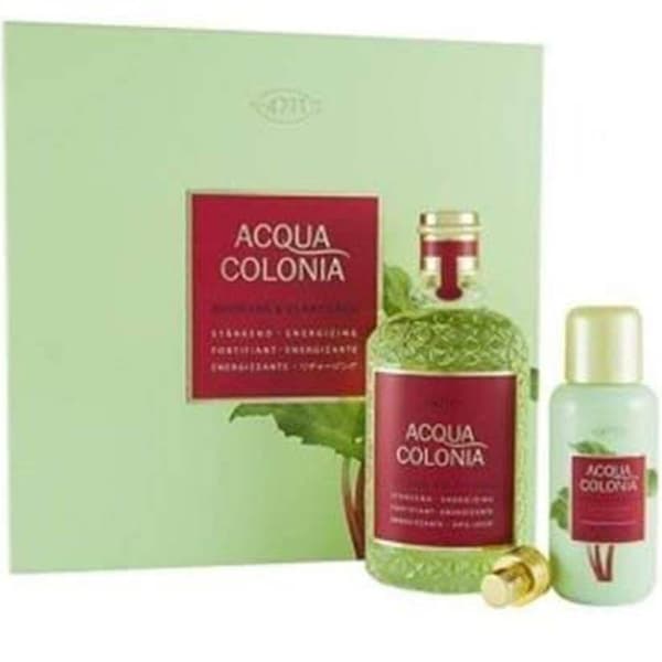 4711 Muelhens Aqua Colonia Rhubarb & Clary Sage 170ml EDC Giftset-UNISEX