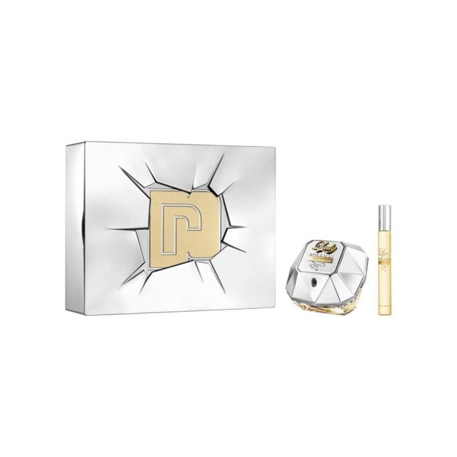 Parfume sæt til kvinder Lady Million Lucky Paco Rabanne (2 pcs)