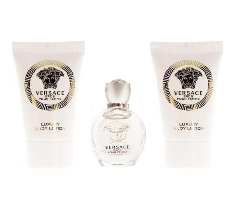 SET VERSACE Eros Pour Femme EDP 5ml + BODY LOTION 2x25ml UNBOX (folia)